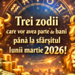 Trei zodii care vor avea parte de bani până la sfârșitul lunii martie 2026!